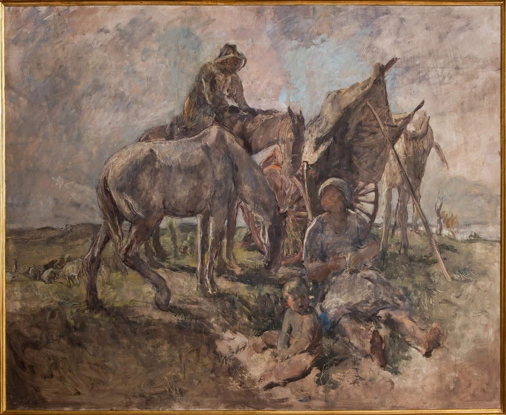 Riposo nei campi - Assicoop, Unipol Collection, Modena